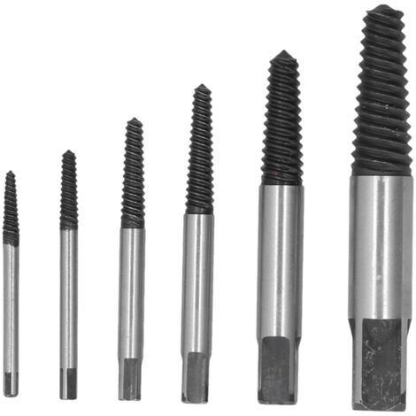 6 Pièces Extracteur de Vis Robuste Léger Portable pour Vis Cassées (1/5)