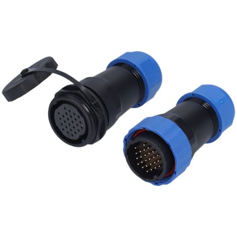 Connecteur d'Aviation Mâle-Femelle IP68 Étanche, Prise SP2826 250V 5A avec Bornes de Jonction (1/5)