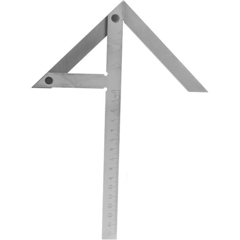 Équerre de centrage en acier inoxydable 150x130mm pour plaques circulaires (1/5)