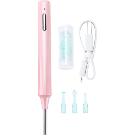 Endoscope Auriculaire WiFi Z10 HD Caméra Sans Fil Étanche pour Cire d'Oreille Rose (1/5)