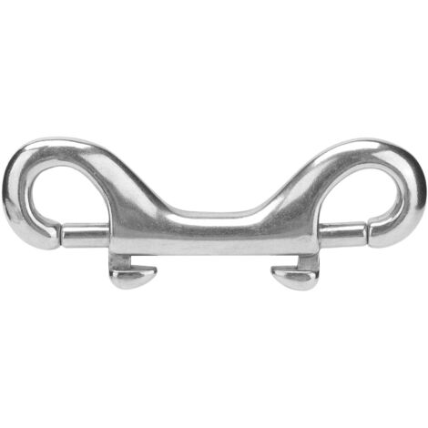 Mousqueton Double Extrémité Acier Inoxydable 316 pour Câble Bateau 115mm (1/5)