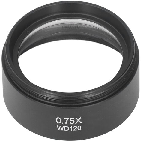 Objectif Microscope 0.75X 120mm Barlow M48 pour Oculaire de Remplacement Accessoire (1/5)