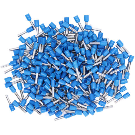 Kit de 1000 embouts à sertir isolés pour câbles 12 AWG, connecteurs électriques E4012