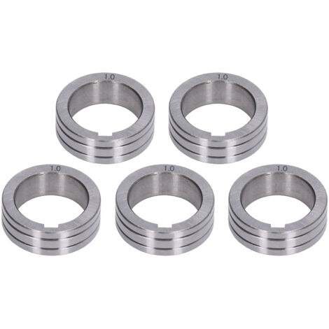 5 Rouleaux d'alimentation pour fil de soudure 0.8‑1.0mm, roues guides pour poste à souder BINZEL (1/5)