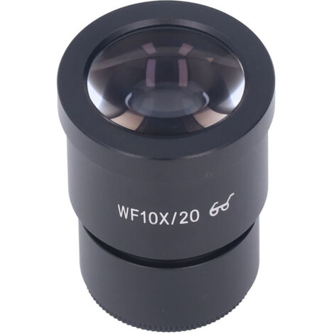Oculaire grand angle WF10X/20 pour microscope stéréo, point oculaire haut, interface 30mm, usage laboratoire (1/5)