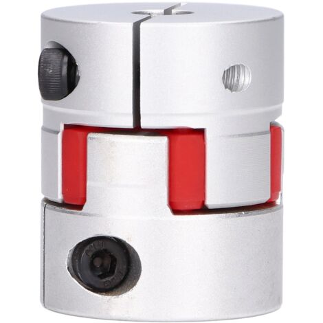 Accouplement flexible en alliage d'aluminium pour moteur pas-à-pas, type PE40-49-10-11-2.0, forme de prune, pour arbres de transmission. (1/5)