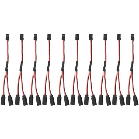 HRC Racing Servo câble d’extension 50cm JR mâle/femelle - 10 pcs BULK HRC Racing Servo câble d’extension 50cm JR mâle/femelle - 10 pcs BULK