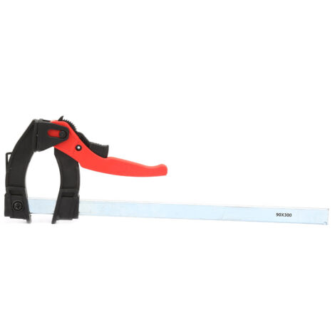 Pince à bois rapide DIY avec système à cliquet et libération rapide (90 x 300 mm) (1/5)