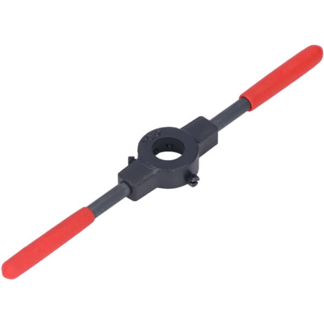 Fraise à tarauder ajustable en acier carbone, outil portable pour filetage M4.5 à M6 avec clé et vis de réglage (1/5)