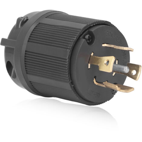 Adaptateur de Prise Verrouillable NEMA L21-30 30A 120/208V 5 Broches pour Équipements (1/5)