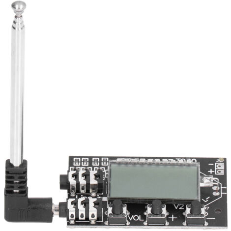 Émetteur FM Numérique LCD 2 Canaux 76MHz‑108MHz Module Audio Stéréo 3.6V‑15V pour Projets DIY (1/5)
