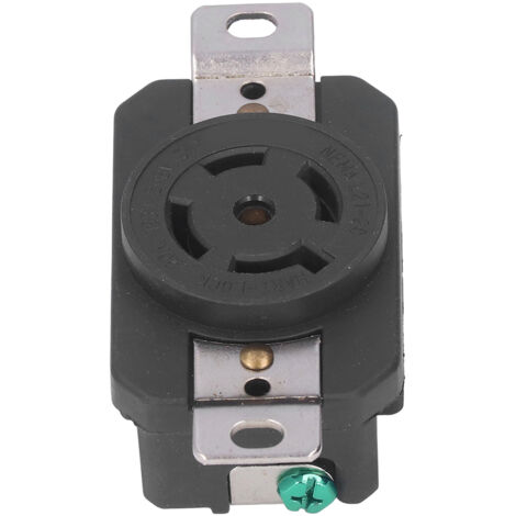 Douille industrielle à encastrer verrouillable 5 trous style US 20A 120/208V NEMA L21‑20 (1/5)