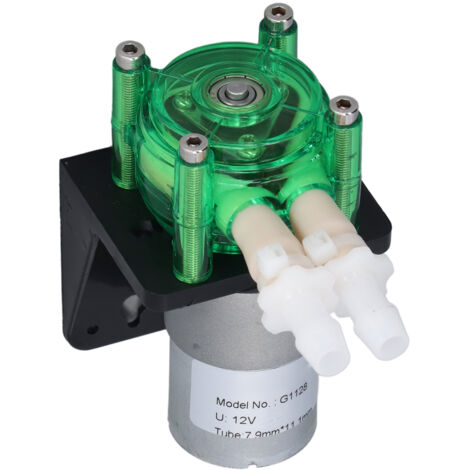 Pompe péristaltique anti-corrosion à haut débit 700ml/min, 12V DC pour titrage et transfert de fluides