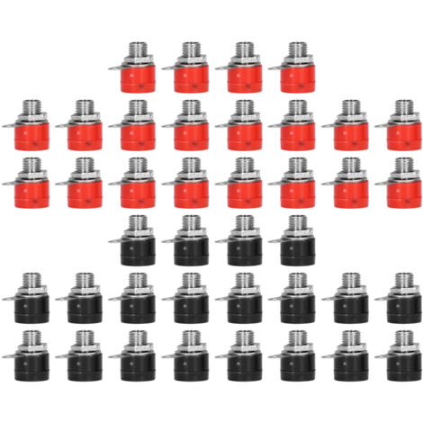 20 Paires de Connecteurs Banane 4mm Haute Performance, Résistants à la Corrosion, Accessoires de Test Électronique pour Équipements (1/5)