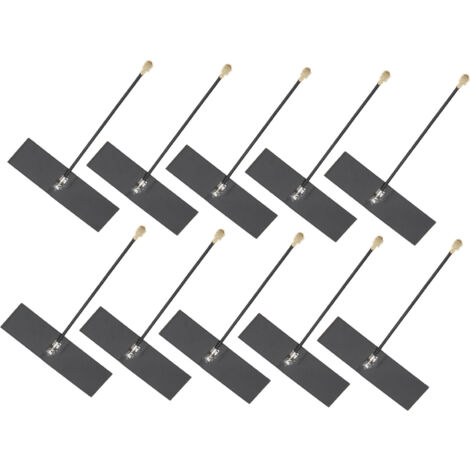 10 Pièces Antenne Interne Flexible FPC Type T 2.4G 4DBi Haute Stabilité Signal Antenne Souple Intégrée IPEX 1ère Génération (1/5)