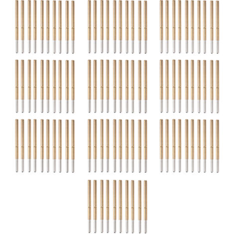 100 Pièces P125‑J Pogo Pins de Test à Ressort, Tête Ronde en Laiton et Acier Inoxydable (1/5)