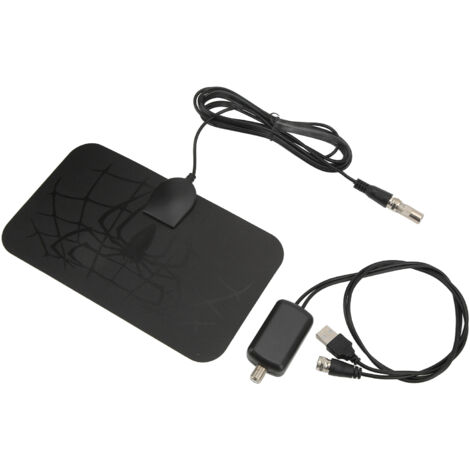 Antenne TV Numérique HD Amplifiée 4K 25dBi KJ-034, Portée 980 Miles pour 720P 1080i 1080P ATSC (1/5)