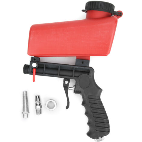 Pistolet de sablage pneumatique portable, outil de décapage à haute pression 90 PSI pour petites surfaces (1/5)
