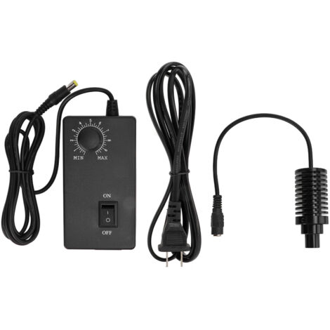 Microscope à lumière coaxiale réglable, résistant à l'usure et dissipant la chaleur, lampe LED spot AC100V‑240V, prise US, blanc, diamètre 13mm (1/5)