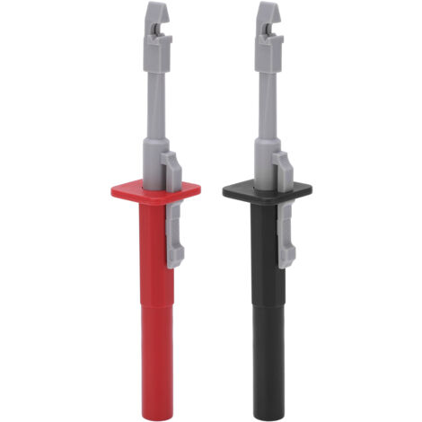 1 Jeu de Crochets de Test de Percution avec Fiches 4mm Rouge et Noir J.30020 (1/5)