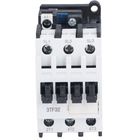 Contacteur AC 220V 16A pour circuit domestique, montage rail DIN 50Hz, modèle 3TF32