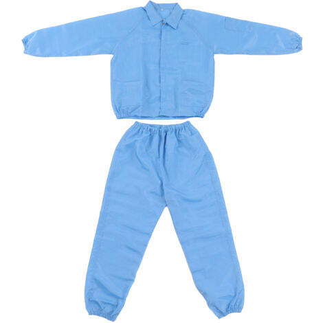 Veste de protection ESD en polyester pour atelier, vêtements anti-salissures microélectronique (1/5)