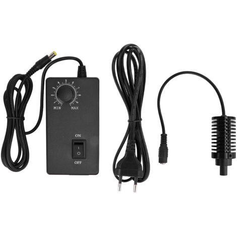 Microscope LED à lumière coaxiale haute luminosité, résistant à l'usure et dissipant la chaleur, spot LED AC100V‑240V, prise EU, blanc, diamètre 9mm (1/5)
