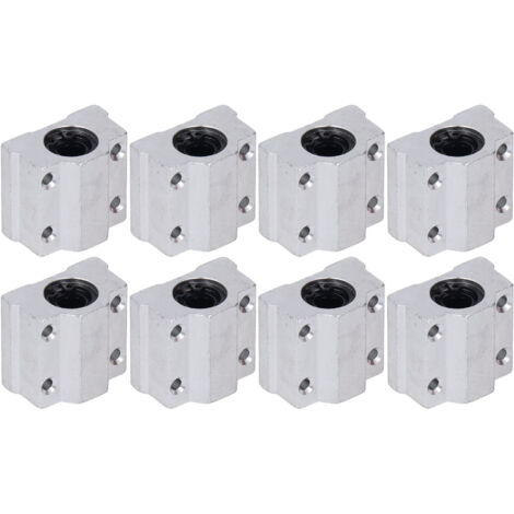 Bloc coulissant à roulements linéaires 8PCS en alliage d'aluminium, faible friction pour imprimante 3D et CNC (1/5)