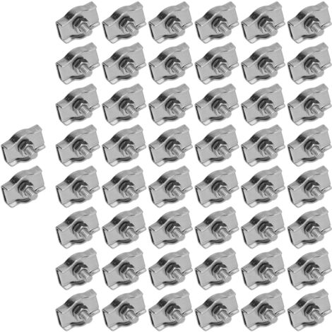 Attaches de câble en acier inoxydable Simplex, dispositif de verrouillage simple, 50 pièces M2 (1/5)