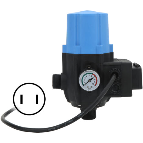 Régulateur de Pression de Pompe Intelligent Étanche, Commutateur de Pression avec Prise US 110‑120V pour Pompe à Eau (0.75KW) (1/5)