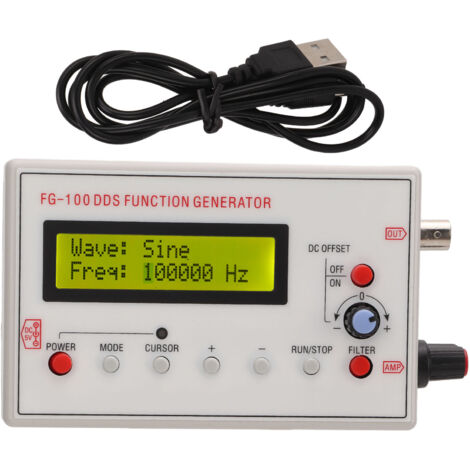 Générateur de Signaux DDS 1Hz‑500kHz avec Sorties Sinus, Carré, Dent de Scie et Triangle (1/5)