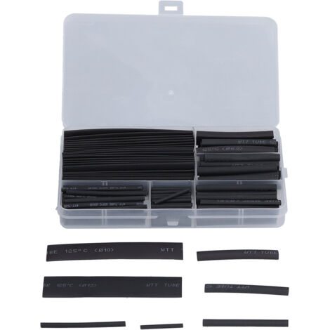 Kit de 170 Pièces de Gaines Thermorétractables en Polyéthylène pour Isolation Électrique et Protection de Câbles (1/5)
