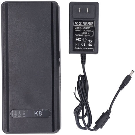 Bloc‑enregistreur Anti‑espion Portable Dissipation Thermique Optimisée Prise US 110‑240V (1/5)