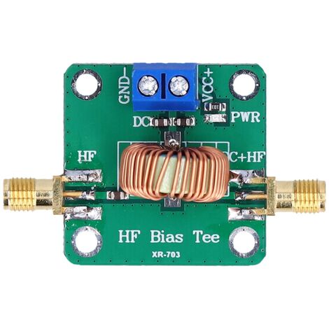 Module RF Blocage DC Filtre Bias Tee 0.2‑180MHz Carte Électronique (1/5)