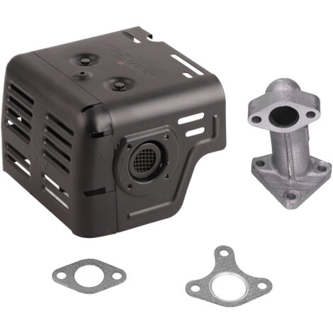 Kit d'Échappement Complet en Fonte pour Moteur GX240 GX270 avec Joint et Tuyau d'Admission