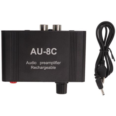 Préamplificateur Audio Stéréo Mini en Alliage d'Aluminium - Réduction de Bruit pour Casque (1/5)