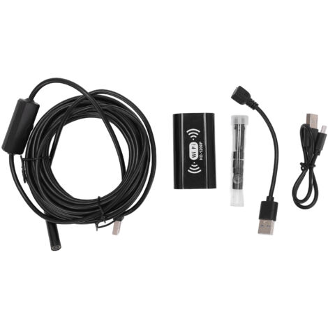 Endoscope Industriel F130 WiFi 8mm Rigide avec Caméra HD Etanche pour Smartphone et Ordinateur - Longueur 2m (6.6ft) (1/5)