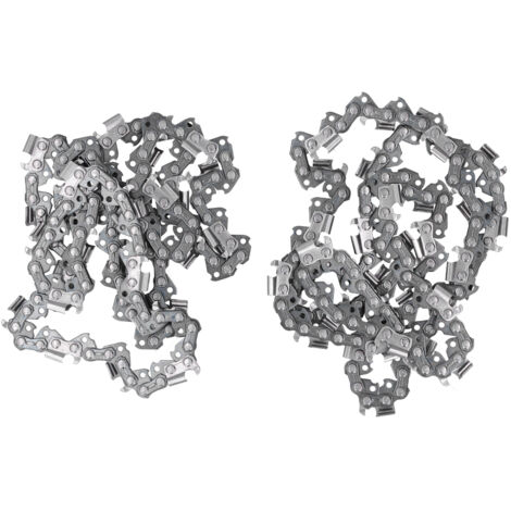 2 Pièces Chaîne de Tronçonneuse 18 Pouces 325 68 72DL Lame de Coupe Acier Allié Kit pour Travail du Bois 68 Maillons (1/5)