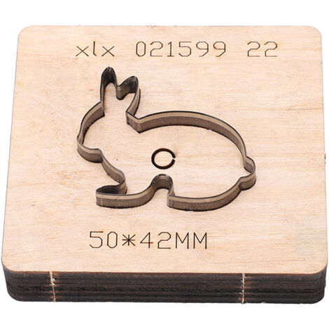 Poinçon de Découpe en Alliage Acier Forme Lapin pour Artisanat DIY (1/5)