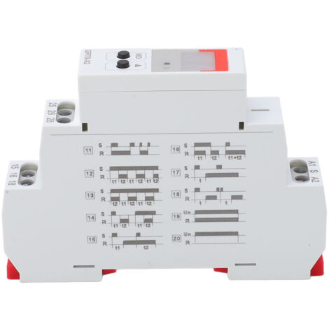 Relais Temporel Numérique à Affichage Digital Haute Précision en ABS Ignifuge AC 230V avec Voyant Lumineux (1/5)