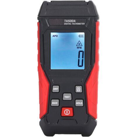 Compteur RPM numérique TA500A portable sans contact, mesure de 3 à 100 000 tr/min avec verrouillage de valve (1/5)
