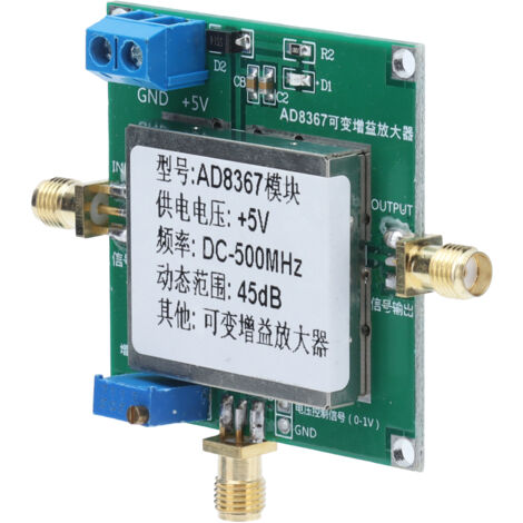 Module Amplificateur à Gain Variable AD8367, 500 MHz, 45 dB ...