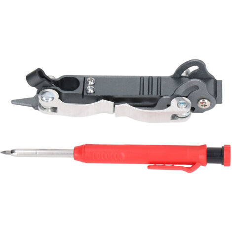 Outil de traçage multifonction pour menuiserie, compas et règle de contour pour mesures précises (1/5)