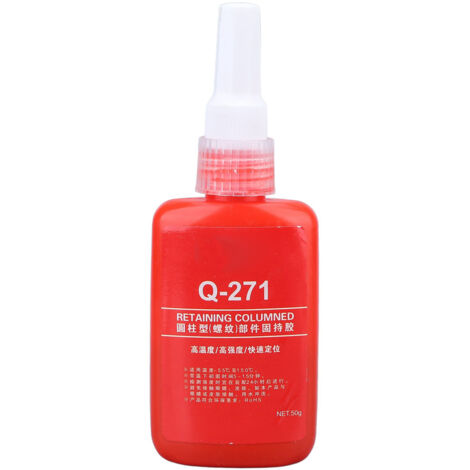 Vernis de blocage fileté rouge anti-corrosion et résistant aux intempéries 50g (1/5)