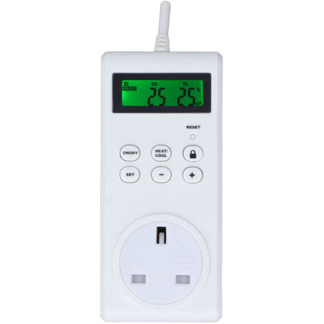 Prise Thermostat Intelligente sans Fil, Contrôleur de Température Automatique Programmable, Compatible Prises UK 250V (1/5)