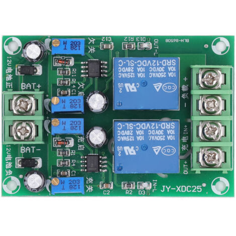 Module de Contrôle de Charge Batterie 12V avec Protection Surtension et Commutateur Automatique
