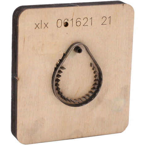 Emporte-pièce en cuir découpé pour carte de contrôle d'accès, moule DIY pour découpe carton. (1/5)