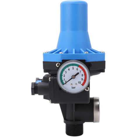 Régulateur de Pression de Pompe à Eau Étanche, Commutateur Automatique avec Clapet Anti-Retour 220‑240V (1.1KW) (1/5)