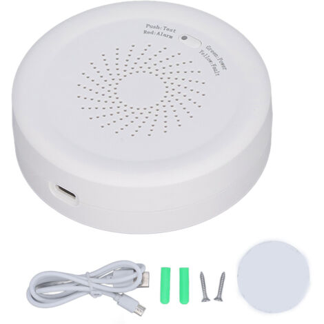 Détecteur de Fuite de Gaz Naturel Intelligent pour Maison - Alarme de Sécurité (1/5)