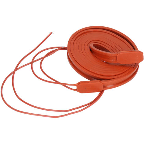 Bande chauffante silicone 220V AC 150W pour compresseur d'air, étanche et flexible (1/5)